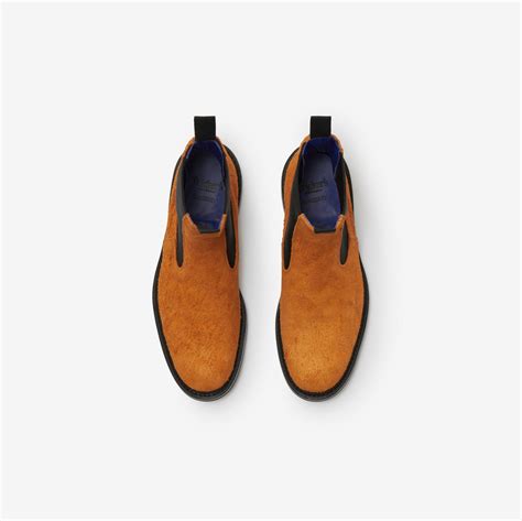 Tricker’s Suede Dee High Chelsea Boots in Warm caramel 